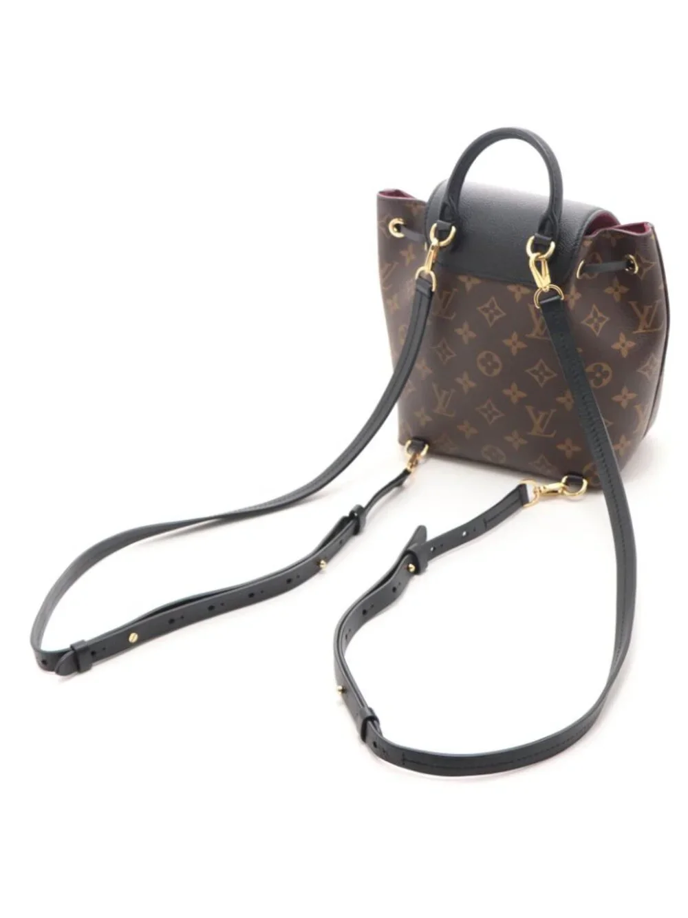 Louis Vuitton Montsouris NM BB Monogram Noir Backpack Canvas
